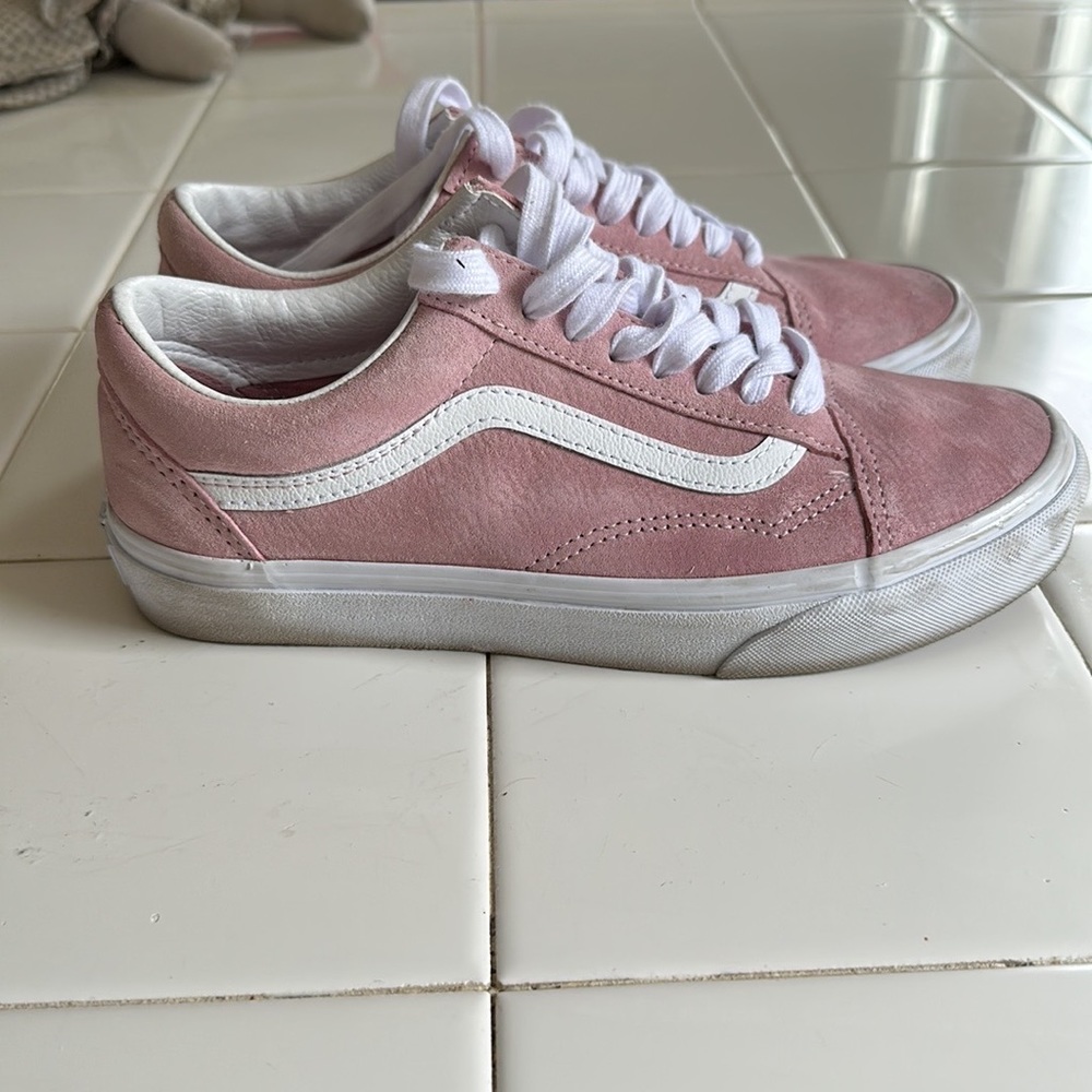 Vans size 8 Pink sneakers